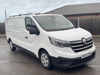 USED 2022 72 RENAULT TRAFIC 2.0 dCi Blue LL30 Business+ Panel Van 5dr Diesel Manual L2 H1 Euro 6 (s/s) (130 ps) This 2022 Renault Trafic Business+ van offers an impressive 7800 litres of cargo volume, making it an ideal choice for businesses needing substantial load space.  Powered by a 2.0 litre dCi Blue diesel engine and meeting Euro 6 emission standards, this LL30 L2 H1 model is equipped with the Business+ trim.  For enhanced driver convenience and safety, it features EASY LINK Navigation with an 8 inch touchscreen and Bluetooth connectivity, manual air conditioning.