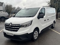 USED 2022 72 RENAULT TRAFIC 2.0 dCi Blue LL30 Business+ Panel Van 5dr Diesel Manual L2 H1 Euro 6 (s/s) (130 ps) This 2022 Renault Trafic Business+ van offers an impressive 7800 litres of cargo volume, making it an ideal choice for businesses needing substantial load space.  Powered by a 2.0 litre dCi Blue diesel engine and meeting Euro 6 emission standards, this LL30 L2 H1 model is equipped with the Business+ trim.  For enhanced driver convenience and safety, it features EASY LINK Navigation with an 8 inch touchscreen and Bluetooth connectivity, manual air conditioning.