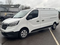 USED 2022 72 RENAULT TRAFIC 2.0 dCi Blue LL30 Business+ Panel Van 5dr Diesel Manual L2 H1 Euro 6 (s/s) (130 ps) This 2022 Renault Trafic Business+ van offers an impressive 7800 litres of cargo volume, making it an ideal choice for businesses needing substantial load space.  Powered by a 2.0 litre dCi Blue diesel engine and meeting Euro 6 emission standards, this LL30 L2 H1 model is equipped with the Business+ trim.  For enhanced driver convenience and safety, it features EASY LINK Navigation with an 8 inch touchscreen and Bluetooth connectivity, manual air conditioning.