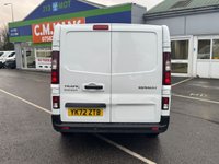 USED 2022 72 RENAULT TRAFIC 2.0 dCi Blue LL30 Business+ Panel Van 5dr Diesel Manual L2 H1 Euro 6 (s/s) (130 ps) This 2022 Renault Trafic Business+ van offers an impressive 7800 litres of cargo volume, making it an ideal choice for businesses needing substantial load space.  Powered by a 2.0 litre dCi Blue diesel engine and meeting Euro 6 emission standards, this LL30 L2 H1 model is equipped with the Business+ trim.  For enhanced driver convenience and safety, it features EASY LINK Navigation with an 8 inch touchscreen and Bluetooth connectivity, manual air conditioning.