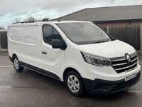 USED 2022 72 RENAULT TRAFIC 2.0 dCi Blue LL30 Business+ Panel Van 5dr Diesel Manual L2 H1 Euro 6 (s/s) (130 ps) This 2022 Renault Trafic Business+ van offers an impressive 7800 litres of cargo volume, making it an ideal choice for businesses needing substantial load space.  Powered by a 2.0 litre dCi Blue diesel engine and meeting Euro 6 emission standards, this LL30 L2 H1 model is equipped with the Business+ trim.  For enhanced driver convenience and safety, it features EASY LINK Navigation with an 8 inch touchscreen and Bluetooth connectivity, manual air conditioning.