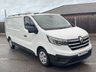USED 2022 72 RENAULT TRAFIC 2.0 dCi Blue LL30 Business+ Panel Van 5dr Diesel Manual L2 H1 Euro 6 (s/s) (130 ps) This 2022 Renault Trafic Business+ van offers an impressive 7800 litres of cargo volume, making it an ideal choice for businesses needing substantial load space.  Powered by a 2.0 litre dCi Blue diesel engine and meeting Euro 6 emission standards, this LL30 L2 H1 model is equipped with the Business+ trim.  For enhanced driver convenience and safety, it features EASY LINK Navigation with an 8 inch touchscreen and Bluetooth connectivity, manual air conditioning.