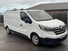 USED 2022 72 RENAULT TRAFIC 2.0 dCi Blue LL30 Business+ Panel Van 5dr Diesel Manual L2 H1 Euro 6 (s/s) (130 ps) This 2022 Renault Trafic Business+ van offers an impressive 7800 litres of cargo volume, making it an ideal choice for businesses needing substantial load space.  Powered by a 2.0 litre dCi Blue diesel engine and meeting Euro 6 emission standards, this LL30 L2 H1 model is equipped with the Business+ trim.  For enhanced driver convenience and safety, it features EASY LINK Navigation with an 8 inch touchscreen and Bluetooth connectivity, manual air conditioning.