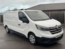 USED 2022 72 RENAULT TRAFIC 2.0 dCi Blue LL30 Business+ Panel Van 5dr Diesel Manual L2 H1 Euro 6 (s/s) (130 ps) This 2022 Renault Trafic Business+ van offers an impressive 7800 litres of cargo volume, making it an ideal choice for businesses needing substantial load space.  Powered by a 2.0 litre dCi Blue diesel engine and meeting Euro 6 emission standards, this LL30 L2 H1 model is equipped with the Business+ trim.  For enhanced driver convenience and safety, it features EASY LINK Navigation with an 8 inch touchscreen and Bluetooth connectivity, manual air conditioning.