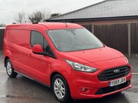 USED 2020 69 FORD TRANSIT CONNECT 1.5 240 EcoBlue Limited Panel Van 5dr Diesel Auto L2 Euro 6 (s/s) (120 ps) This 2020 Ford Transit Connect offers exceptional value with just one owner and a remarkably low mileage of 67,500 miles for its age.  This 1.5 240 EcoBlue Limited Auto L2 Euro 6 (s/s) 5dr model, a 240 Limited variant with the desirable Limited trim, is powered by an efficient 1.5 litre diesel engine.  It comes equipped with a useful Reverse Parking Aid featuring rear sensors, and for enhanced comfort, it includes Seat Pack 54 which incorporates heated driver and passenger seats.