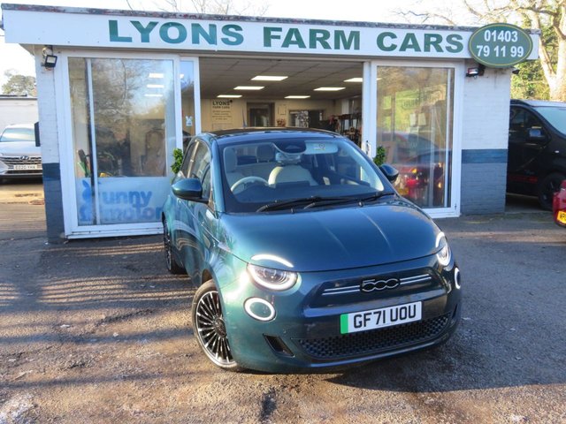 2021 71 Fiat 500e 42kWh La Prima Hatchback 3dr Electric Automatic (118 ps)