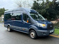 USED 2016 66 FORD TRANSIT 2.2 TDCi 460 HDT Minibus 4dr Diesel Manual L4 H3 (18 seats) (196 g/km, 123 bhp) DIRECT COUNCIL+ONLY 22K+EU 6