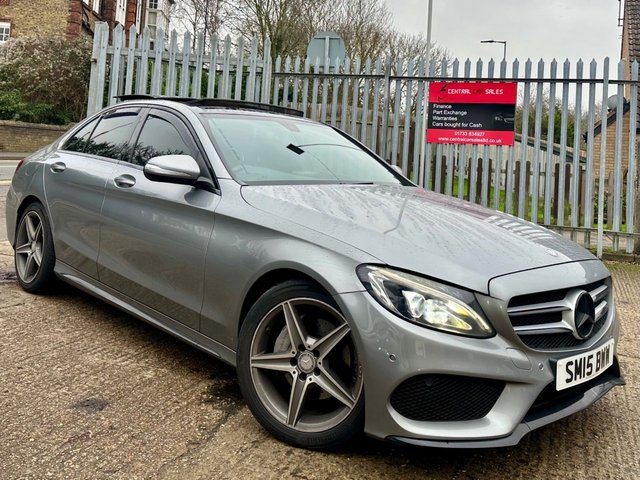 2015 15 MERCEDES-BENZ C-CLASS 2.1 C220 BlueTEC AMG Line (Premium) Saloon 4dr Diesel G-Tronic+ Euro 6 (s/s) (170 ps) 