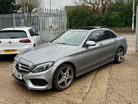 USED 2015 15 MERCEDES-BENZ C-CLASS 2.1 C220 BlueTEC AMG Line (Premium) Saloon 4dr Diesel G-Tronic+ Euro 6 (s/s) (170 ps) 