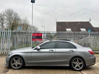 USED 2015 15 MERCEDES-BENZ C-CLASS 2.1 C220 BlueTEC AMG Line (Premium) Saloon 4dr Diesel G-Tronic+ Euro 6 (s/s) (170 ps) 