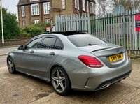 USED 2015 15 MERCEDES-BENZ C-CLASS 2.1 C220 BlueTEC AMG Line (Premium) Saloon 4dr Diesel G-Tronic+ Euro 6 (s/s) (170 ps) 