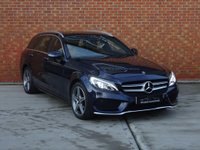 USED 2018 18 MERCEDES-BENZ C CLASS 2.0 C200 AMG Line (Premium) G-Tronic+ 4MATIC Euro 6 (s/s) 5dr PAN ROOF, SAT NAV, HTD SEATS