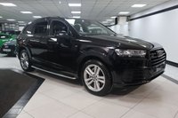 USED 2017 67 AUDI Q7 3.0 TDI V6 S line SUV 5dr Diesel Tiptronic quattro Euro 6 (s/s) (272 ps) HUD+TECH PK+V/CPIT+1FORMER+CAM