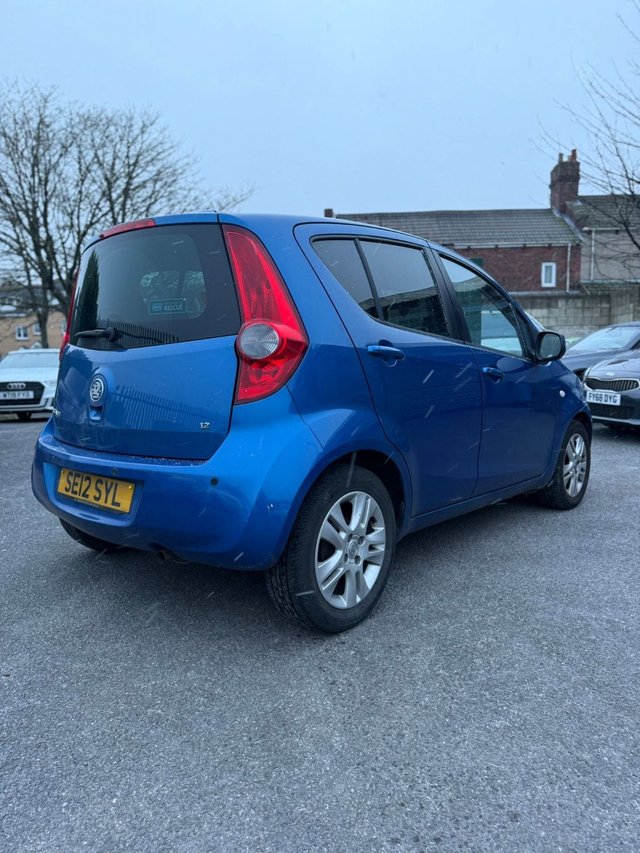 2012 12 Vauxhall Agila 1.2 VVT SE MPV 5dr Petrol Auto Euro 5 (94 ps)
