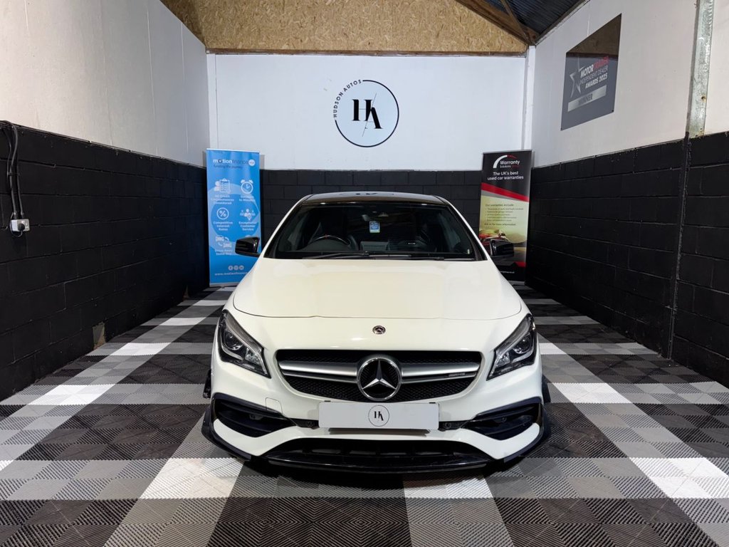 USED 2017 67 MERCEDES-BENZ CLA 2.0 CLA45 AMG Coupe 4dr Petrol SpdS DCT 4MATIC Euro 6 (s/s) (381 ps) 