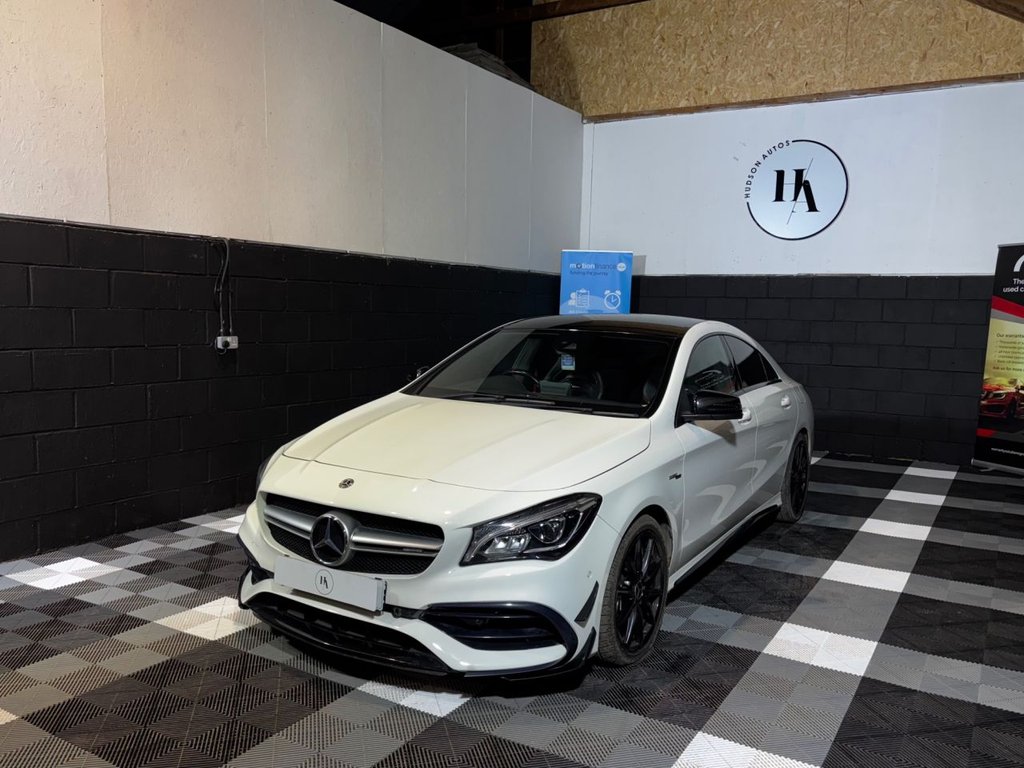 USED 2017 67 MERCEDES-BENZ CLA 2.0 CLA45 AMG Coupe 4dr Petrol SpdS DCT 4MATIC Euro 6 (s/s) (381 ps) 
