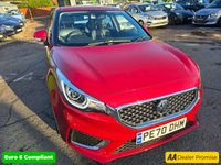 USED 2020 70 MG MG3 1.5 VTi-TECH Exclusive Nav hatchback, 25,000 miles, Euro 6 Petrol Manual with 8' Touchscreen, Apple CarPlay, Reverse Camera, A/C, ULEZ compliant. This 2020 MG MG3 VTi TECH Exclusive Nav presents an exceptional opportunity with its remarkably low mileage of just 25,000 miles for its age. This stylish hatchback is equipped with a responsive 1.5L petrol engine, meeting Euro 6 emissions standards. You can drive with confidence knowing it comes with a 3 month warranty and a fresh 12 month MOT provided on purchase. Inside, you'll find a host of convenient features designed to enhance your driving experience, including Bluetooth connectivity for