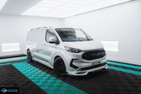 USED 2024 74 FORD TRANSIT CUSTOM 2.0 300 LWB MCR SPORT EDITION 170BHP AUTO - BLACK PACK - ALLOYS FORD WARRANTY - LARGE WIRELESS CARPLAY SCREEN