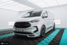 USED 2024 74 FORD TRANSIT CUSTOM 2.0 300 LWB MCR SPORT EDITION 170BHP AUTO - BLACK PACK - ALLOYS FORD WARRANTY - LARGE WIRELESS CARPLAY SCREEN
