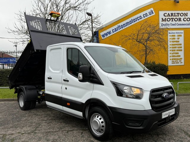 2022 22 Ford Transit 2.0 350 Ecoblue Leader Double Cab Tipper RWD L3 Euro 6 130bhp
