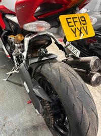USED 2019 19 DUCATI 959 PANIGALE 959 Corse Super Sports Petrol Manual Euro 4 (149 ps) DUCATI 959 CORSE 2 OWNER LOW MILES OF 9900 LAST SERVICE AT 9500 MOT DECEMBER 2026, FITTED WITH AKRAPROVIC EXHAUST, DATA TAG,FULL BOOK PACK SERVICE BOOK AND 2 KEYS, GREAT VALUE THERE A COUPLE OF MARKS 1 ON THE TANK AND 1 ONE REAR SEAT