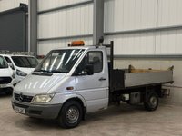 USED 2006 06 MERCEDES-BENZ SPRINTER TIPPER 316CDI 2.7 155BHP AUTO - NO VAT 