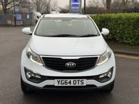 USED 2014 64 KIA SPORTAGE 1.7 CRDi EcoDynamics 1 SUV 5dr Diesel Manual 2WD Euro 5 (s/s) (114 bhp) 