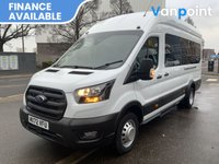 USED 2022 72 FORD TRANSIT 2.0 460 EcoBlue Leader Minibus Double Cab 5dr Diesel Manual RWD L4 H3 Euro 6 (s/s) (17 Seat, DRW) (130 ps) 