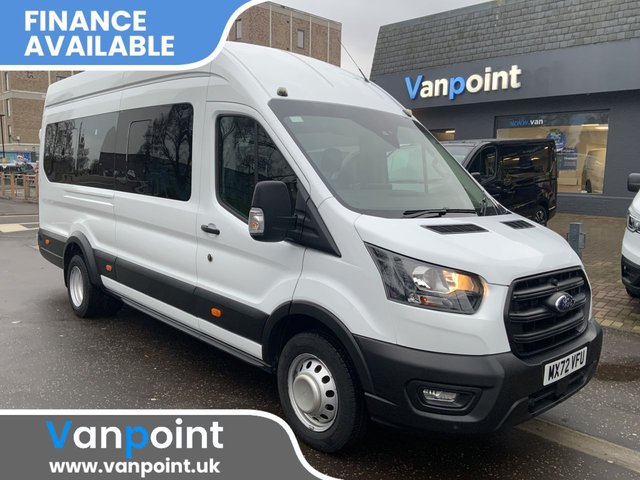 View our Ford Transit 2.0 460 EcoBlue Leader Minibus Double Cab 5dr Diesel Manual RWD L4 H3 Euro 6 (s/s) (17 Seat, DRW) (130 ps)