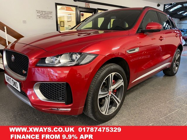 2017 JAGUAR F-PACE 3.0 D300 V6 S SUV 5dr Diesel Auto AWD Euro 6 (s/s) (300 ps)
