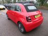 USED 2021 71 FIAT 500e C 42kWh RED Convertible 2dr Electric Automatic (118 ps) SAVE THOUSANDS with this nearly-new all electric automatic Fiat 500e C 42kWh Red Edition finished in Red with only 10,360 miles from new!