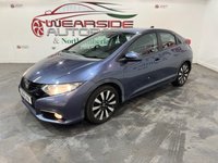 USED 2014 14 HONDA CIVIC 1.8 i-VTEC SE Plus Hatchback 5dr Petrol Manual Euro 5 (s/s) (142 ps) 2 keys, reverse camera, NAV, DAB