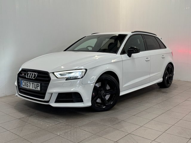 2017 67 Audi S3 2.0 TFSI Black Edition Sportback 5dr Petrol S Tronic quattro Euro 6 (s/s) (310 ps)