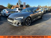 USED 2022 22 AUDI A5 2.0 TFSI 35 Black Edition Sportback 5dr Petrol S Tronic Euro 6 (s/s) (150 ps) ** RAC BUYSURE INSPECTED **