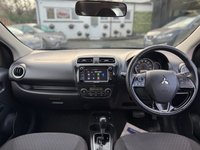 USED 2018 68 MITSUBISHI MIRAGE 1.2 4 Hatchback 5dr Petrol CVT Euro 6 (s/s) (79 ps) PARKING SENSORS+ PRIVACY GLASS+ CRUISE CONTROL+ CLIMATE CONTROL+ FRONT HEATED SEATS+ START/STOP+ KEYLESS+ FOLDING WING MIRRORS+ AUTO WIPERS+ AUTO HEADLIGHTS+ APPLE CAR PLAY+ BLUETOOTH+ SAT NAV+ DAB+ 15 INCH ALLOY WHEELS+