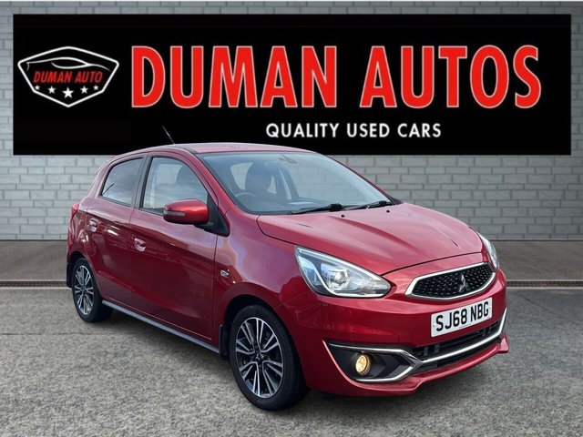 View our Mitsubishi Mirage 1.2 4 Hatchback 5dr Petrol CVT Euro 6 (s/s) (79 ps)