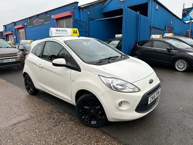 View our Ford Ka 1.2 Zetec White Edition Hatchback 3dr Petrol Manual Euro 6 (s/s) (69 ps)