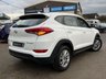 USED 2018 18 HYUNDAI TUCSON 1.6 GDi Blue Drive SE Nav SUV 5dr Petrol Manual Euro 6 (s/s) (132 ps) Finished in POLAR WHITE with contrasting HEATED SEATS. This Tucson ticks all of the family car boxes, with practicality and a good interior its strongest points. This SE trim brings plenty of high spec and is the best option for a well-valued Tucson. Features include Sat Nav, Heated front seats, Rear View Camera, DAB Radio, B/Tooth, LED Run Lights, Park sensors, Alloys and much more. Dealer Serviced at 4245 miles, 9189 miles, 11380 miles and on arrival at 26879 miles.