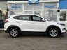 USED 2018 18 HYUNDAI TUCSON 1.6 GDi Blue Drive SE Nav SUV 5dr Petrol Manual Euro 6 (s/s) (132 ps) Finished in POLAR WHITE with contrasting HEATED SEATS. This Tucson ticks all of the family car boxes, with practicality and a good interior its strongest points. This SE trim brings plenty of high spec and is the best option for a well-valued Tucson. Features include Sat Nav, Heated front seats, Rear View Camera, DAB Radio, B/Tooth, LED Run Lights, Park sensors, Alloys and much more. Dealer Serviced at 4245 miles, 9189 miles, 11380 miles and on arrival at 26879 miles.
