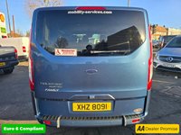 USED 2020 FORD TOURNEO CUSTOM 2.0 320 EcoBlue Titanium Double Cab Minibus with 44,000 miles, Euro 6 Disabled Access, 6 Seats, great spec incl Alloys, Cruise & Sensors. NO VAT This 2020 Ford Tourneo Custom Titanium presents a superb opportunity, boasting exceptionally low mileage for its age with only 44,000 miles recorded and having been owned by just one careful keeper. This versatile vehicle is equipped with a robust 2.0L Diesel engine, meeting the Euro 6 emission class, and offers ample space for up to eight occupants. Its Titanium trim level ensures a comfortable and convenient experience, featuring front and rear compartment manual air conditioning for all passe