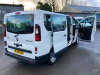 USED 2020 70 RENAULT TRAFIC 2.0 dCi ENERGY 30 Sport Nav LWB 9-seat Double Cab, 69,000 miles, 1 owner, Euro 6, Air Conditioning, Cruise, Touchscreen, rear sensors. NO VAT! This 2020 Renault Trafic Sport Nav is a rare find, having had only one owner since new. This nine seater panel van is powered by a 2.0L Diesel engine and meets Euro 6 emission standards. It comes with a 3 month warranty for your peace of mind, and a 12 month MOT will be provided upon purchase, ensuring its roadworthiness. Notable features include rear parking sensors with parking assistance, the MediaNav Evolution 7in touchscreen multimedia system with Bluetooth connectivity, and manual air cond