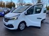 USED 2020 70 RENAULT TRAFIC 2.0 dCi ENERGY 30 Sport Nav LWB 9-seat Double Cab, 69,000 miles, 1 owner, Euro 6, Air Conditioning, Cruise, Touchscreen, rear sensors. NO VAT! This 2020 Renault Trafic Sport Nav is a rare find, having had only one owner since new. This nine seater panel van is powered by a 2.0L Diesel engine and meets Euro 6 emission standards. It comes with a 3 month warranty for your peace of mind, and a 12 month MOT will be provided upon purchase, ensuring its roadworthiness. Notable features include rear parking sensors with parking assistance, the MediaNav Evolution 7in touchscreen multimedia system with Bluetooth connectivity, and manual air cond