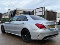 USED 2016 66 MERCEDES-BENZ C CLASS 2.1 C250d AMG Line (Premium Plus) G-Tronic+ Euro 6 (s/s) 4dr PAN ROOF BURMINSTER SOUND RCAM