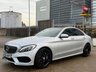 USED 2016 66 MERCEDES-BENZ C CLASS 2.1 C250d AMG Line (Premium Plus) G-Tronic+ Euro 6 (s/s) 4dr PAN ROOF BURMINSTER SOUND RCAM