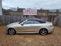 USED 2017 67 MERCEDES-BENZ E-CLASS 3.0 E400 V6 AMG Line (Premium) Cabriolet 2dr Petrol G-Tronic+ 4MATIC Euro 6 (s/s) (333 ps) ** WE OFFER FINANCE ON THIS CAR **