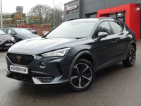USED 2022 72 CUPRA FORMENTOR 1.5 TSI V1 5d DSG 150 S/S 1 OWNER, SEAT SERVICE HISTORY, SAT NAV, DIGITAL COCKPIT, WIRELESS FULL LINK FOR APPLE CARPLAY / ANDROID AUTO, WIRELESS PHONE CHARGER, DAB RADIO, BLUETOOTH, FRONT & REAR PARKING SENSORS, PARK ASSIST, ADAPTIVE CRUISE CONTROL & SPEED LIMITER, LANE ASSIST, FRONT ASSIST, LED INTERIOR AMBIENT BACKGROUND LIGHTING, DSG AUTOMATIC GEARBOX, 18 INCH ALLOYS, 1/2 LEATHER, KEYLESS, CLIMATE CONTROL, POWER FOLDING MIRRORS, LEATHER FLAT BOTTOM TIPTRONIC MFSW, AUTO LIGHTS & WIPERS, ILLUMINATING VANITY MIRRORS