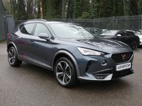 USED 2022 72 CUPRA FORMENTOR 1.5 TSI V1 5d DSG 150 S/S 1 OWNER, SEAT SERVICE HISTORY, SAT NAV, DIGITAL COCKPIT, WIRELESS FULL LINK FOR APPLE CARPLAY / ANDROID AUTO, WIRELESS PHONE CHARGER, DAB RADIO, BLUETOOTH, FRONT & REAR PARKING SENSORS, PARK ASSIST, ADAPTIVE CRUISE CONTROL & SPEED LIMITER, LANE ASSIST, FRONT ASSIST, LED INTERIOR AMBIENT BACKGROUND LIGHTING, DSG AUTOMATIC GEARBOX, 18 INCH ALLOYS, 1/2 LEATHER, KEYLESS, CLIMATE CONTROL, POWER FOLDING MIRRORS, LEATHER FLAT BOTTOM TIPTRONIC MFSW, AUTO LIGHTS & WIPERS, ILLUMINATING VANITY MIRRORS