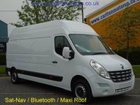 USED 2012 62 RENAULT MASTER 2.3 LH35 DCI [ Maxi Roof ] Panel van Ex lease Free UK Delivery 