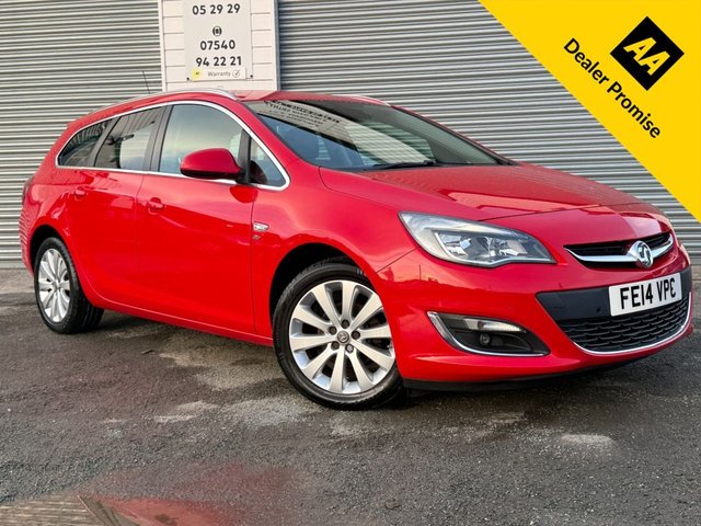 2014 VAUXHALL ASTRA 1.6 16V Elite Sports Tourer 5dr Petrol Manual Euro 5 (115 ps)