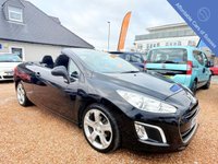 USED 2014 63 PEUGEOT 308 CC 1.6 VTi Active Convertible 2dr Petrol Manual Euro 5 (120 ps) Electric Hardtop Convertible With Bluetooth & Nav